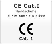 CE Cat. 1 Handschuhe für minimale Risiken