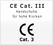 CE Cat. 3 Handschuhe für hohe Risiken