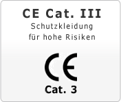 DIN CE Cat. 3 Schutzkleidung für hohe Risiken