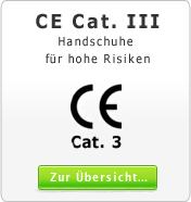 DIN EN CE Cat. 3 Handschuhe für hohe Risiken