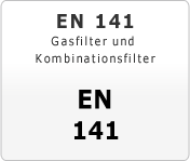 DIN EN 141 Atemschutzgeräte Gasfilter und Kombinationsfilter