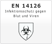 DIN EN 14126 Infektionsschutz gegen Blut und Viren