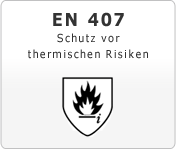 DIN EN 407 Schutz vor thermische Risiken