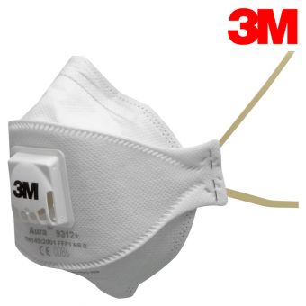 3M FFP1 Aura Komfortmaske mit Ausatemventil 9312+ FFP1