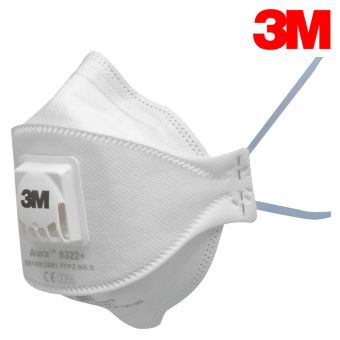 3M FFP2 Aura Komfortmaske mit Ausatemventil 9322+ FFP2
